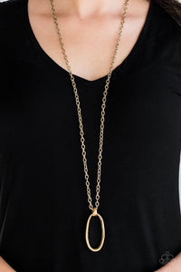 Necklaces Grit Girl - Brass