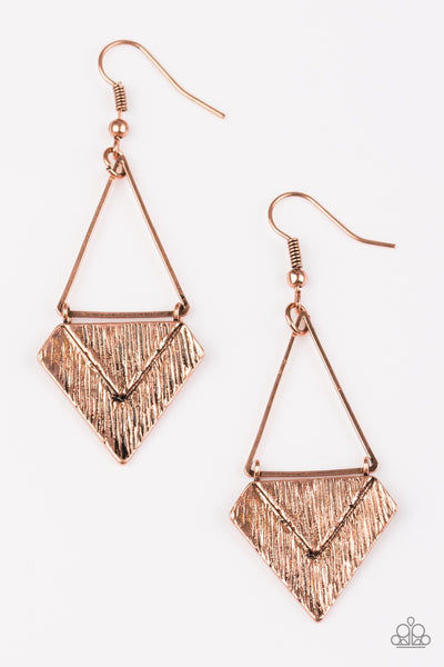 Earrings Desert Treasure - Copper