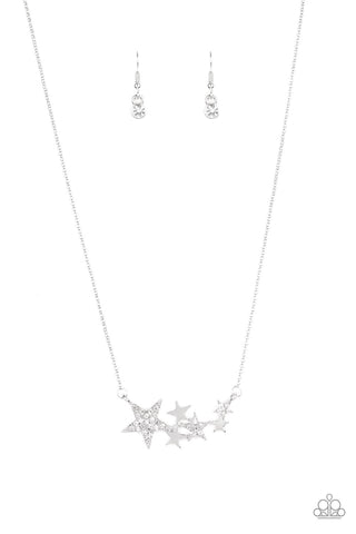 Necklace Rising Starlet - White