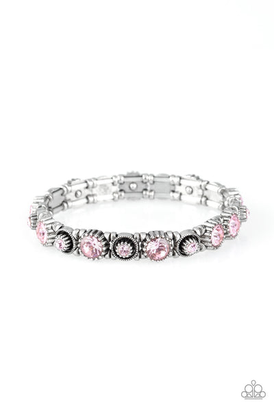 Bracelet Heavy On The Sparkle - Pink