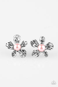 Earrings Diva Daisy - Pink Post