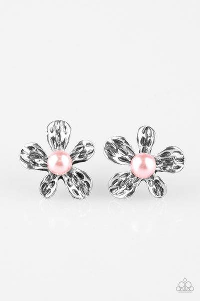 Earrings Diva Daisy - Pink Post