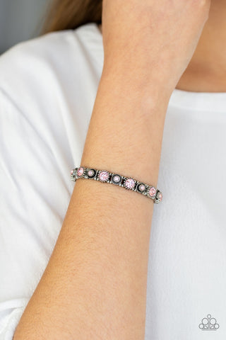 Bracelet Heavy On The Sparkle - Pink