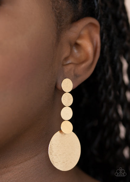 Earrings Idolized Illumination - Gold