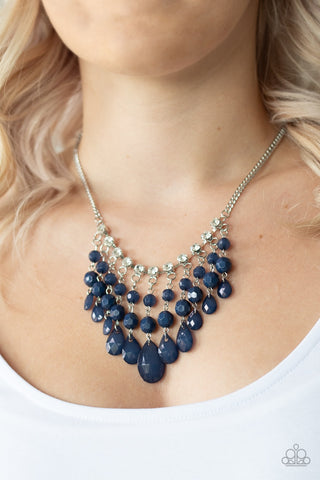 Necklace Social Network - Blue