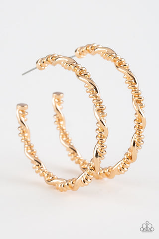 Earrings Hoops Street Mod - Gold