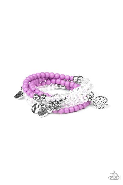 Bracelet Colorfully Cupid - Purple