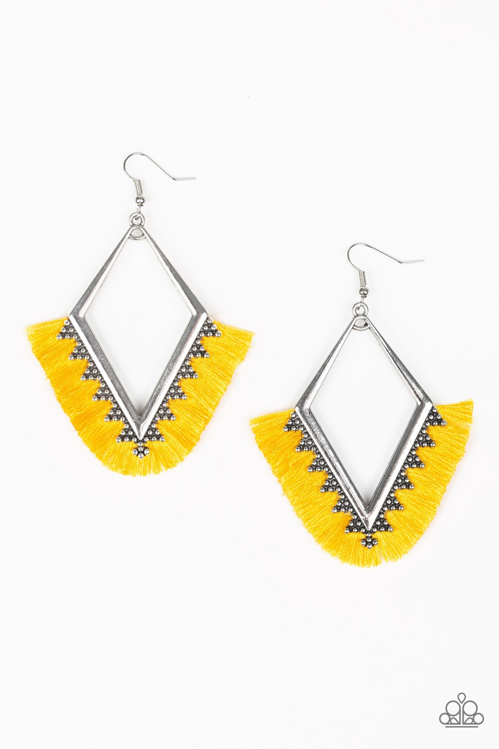 Earrings When In Peru - Yellow