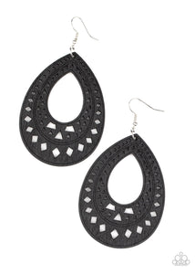 Earrings Belize Beauty - Black