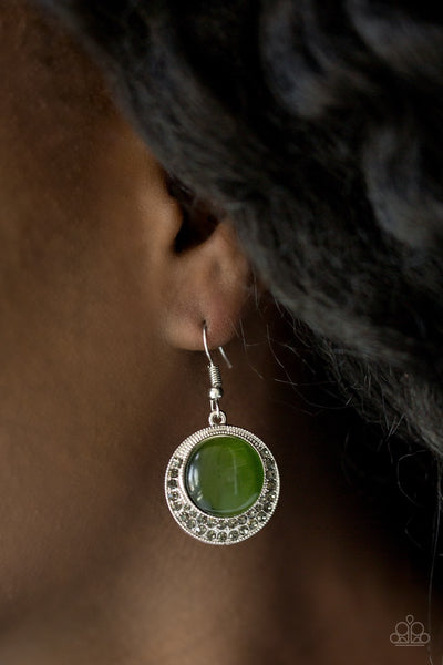 Earrings- Gleam Away - Green