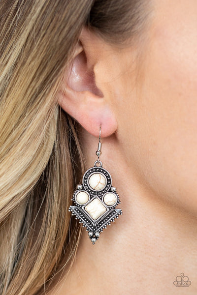 Earrings So Sonoran - White