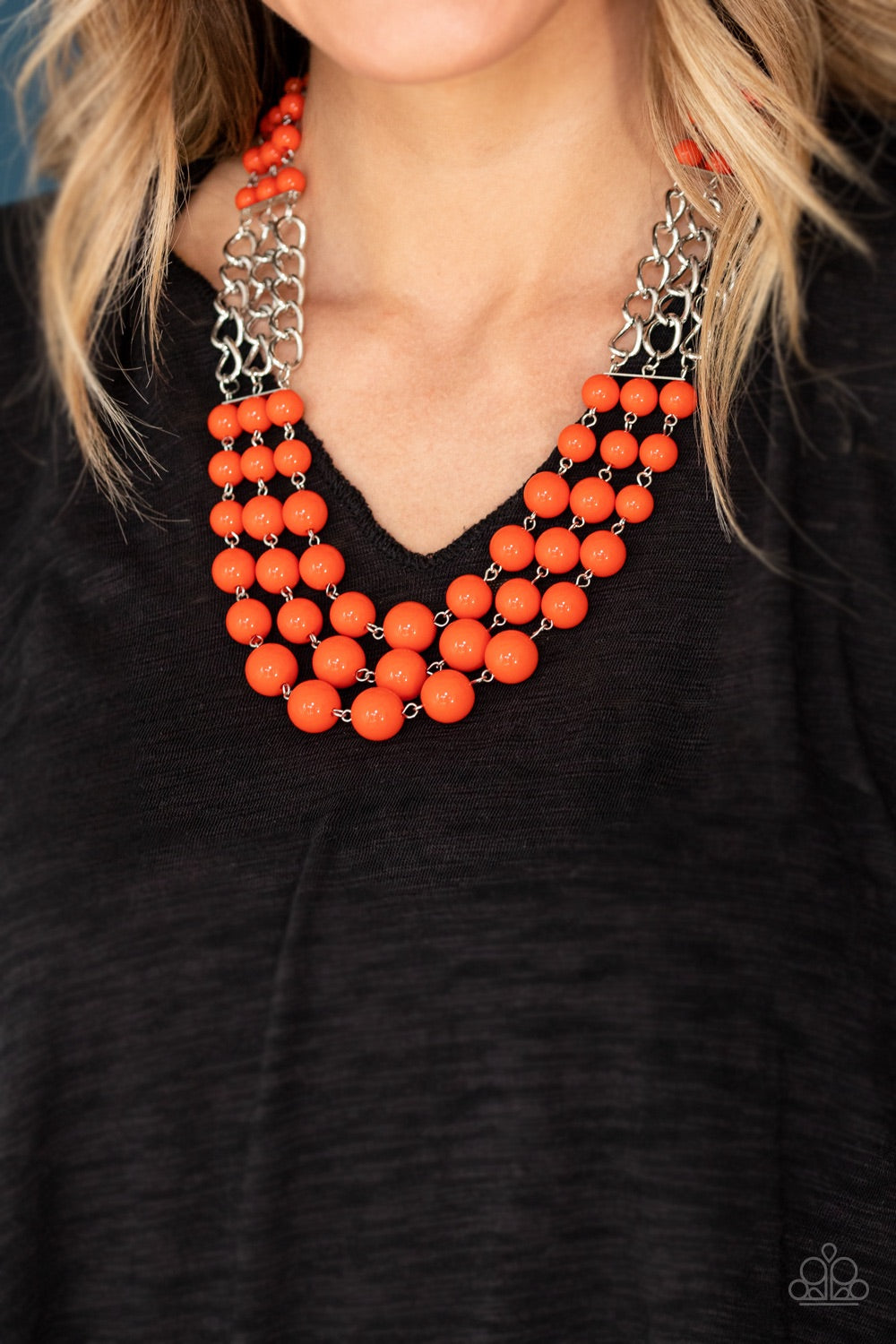 Necklace A La Vogue - Orange