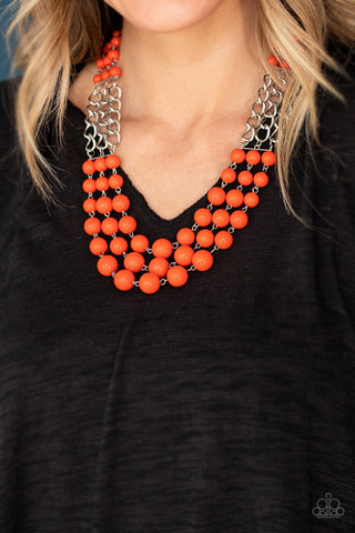 Necklace A La Vogue - Orange