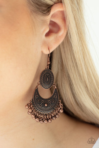 Earrings Western Trails - Copper