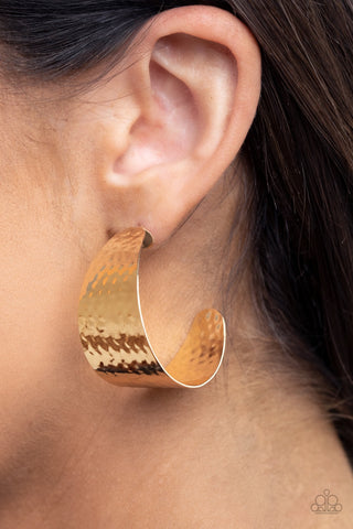 Earrings Flatten The Curve - Gold