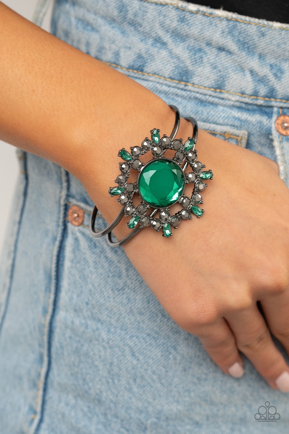 Bracelet Elaborate Elegance - Green