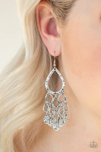 Earrings Teardrop Trinket - Silver