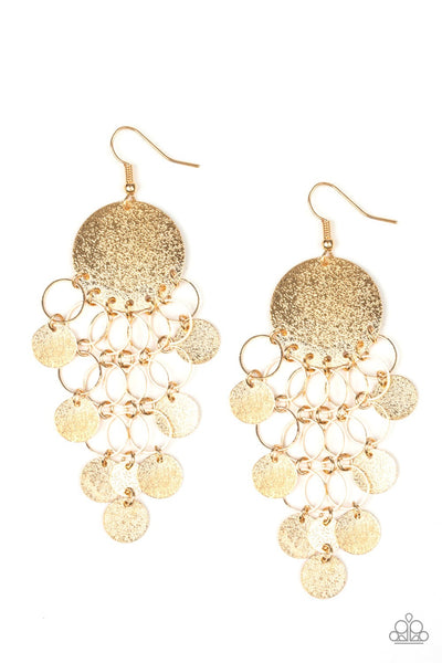 Earrings Turn On The BRIGHTS - Gold