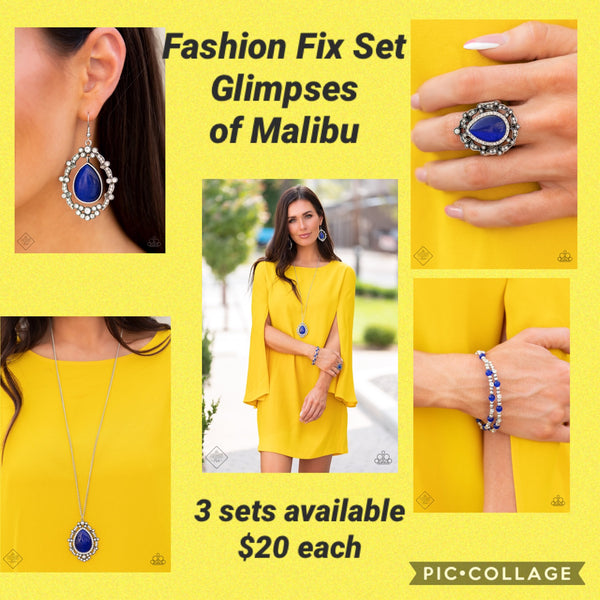 Fashion Fix Set Glimpses of Malibu - Complete Trend Blend November 2020