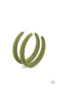 Earrings TWINE and Dine - Green