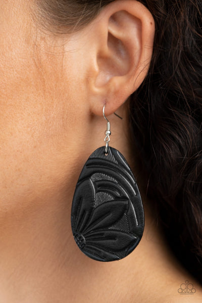 Earrings Garden Therapy - Black