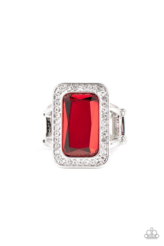 Ring Crown Jewel Jubilee - Red