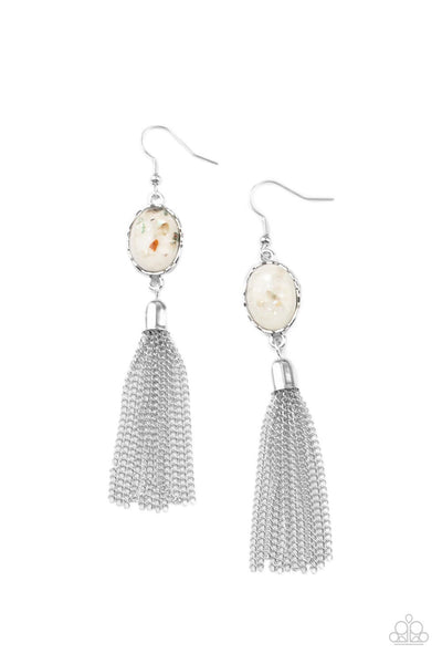 Earrings-Oceanic Opalescence - White