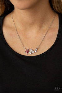 Necklace Rising Starlet - Multi Red