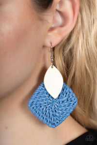 Earrings Sabbatical WEAVE - Blue