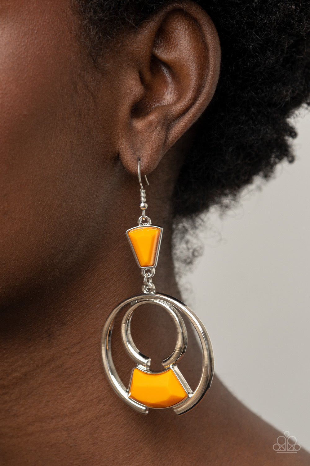 Earrings Deco Dancing - Orange