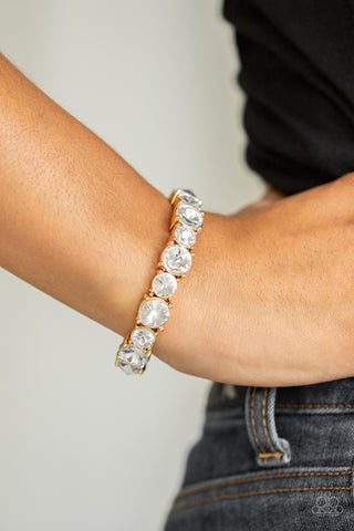 Bracelets Born To Bedazzle - Gold