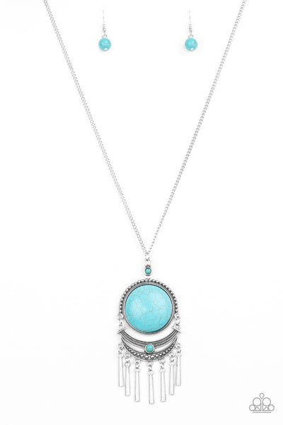 Necklace Rural Rustler - Blue