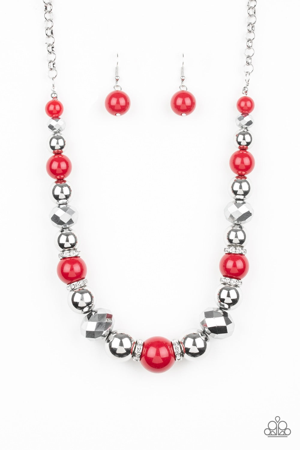 Necklace Weekend Party - Red