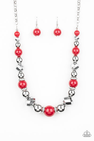 Necklace Weekend Party - Red