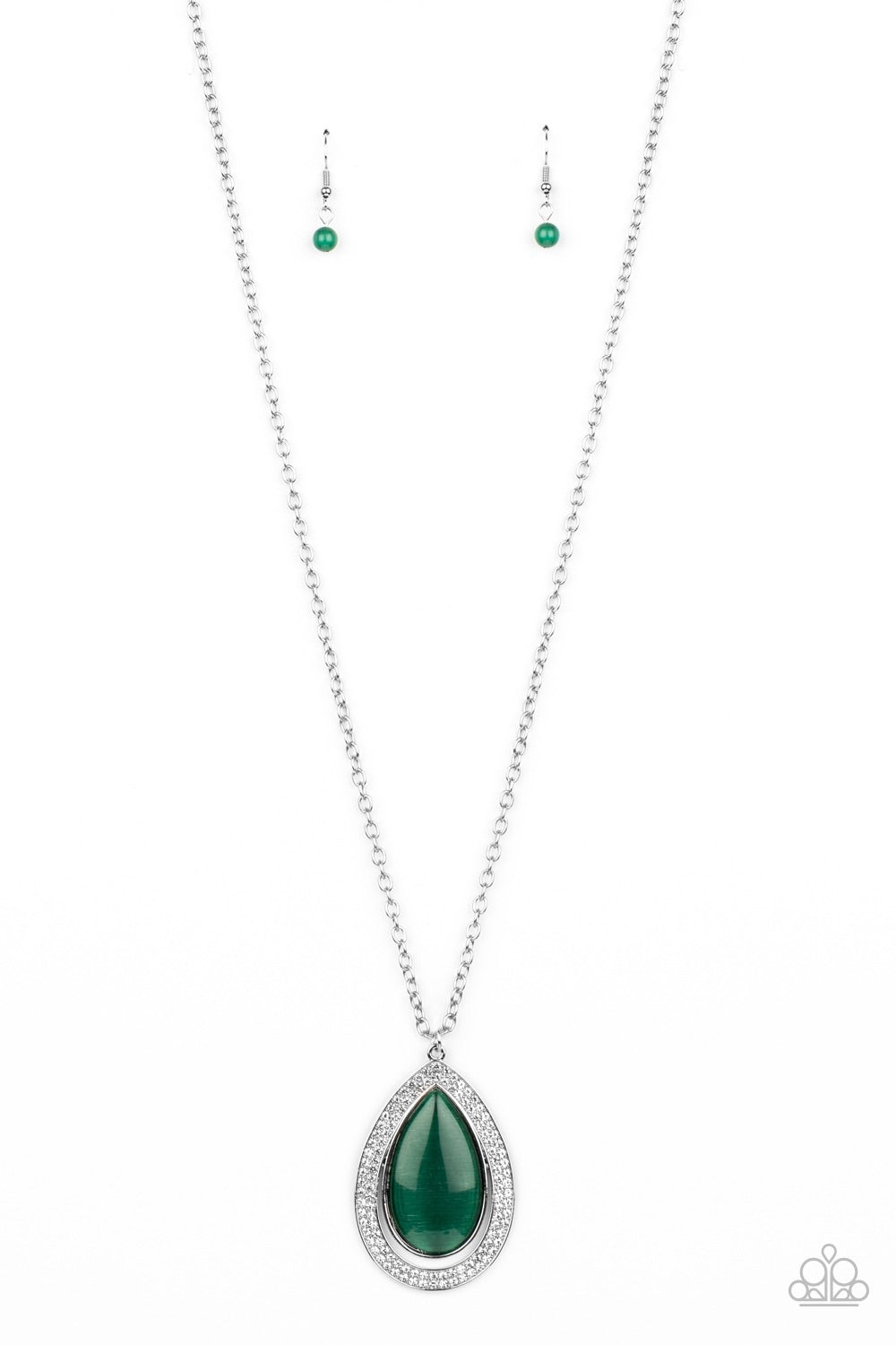 Necklace You Dropped This - Green