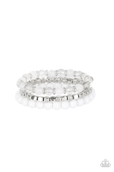 Bracelet Globetrotter Glam - White