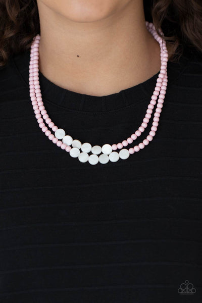 Necklace-Extended STAYCATION - Pink