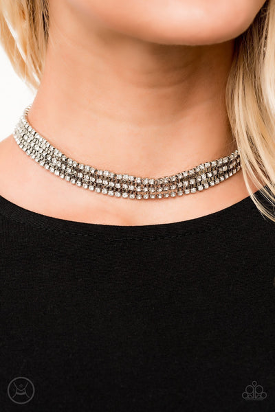 Necklace Choker Full REIGN - White