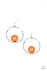 Earrings Solitaire REFINEMENT - Orange