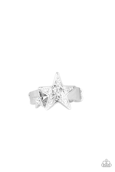 Ring Star-Spangled Starlet - White