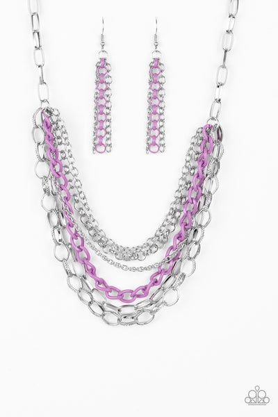 Necklace Color Bomb - Purple