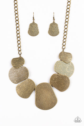 Necklace CAVE The Day - Brass