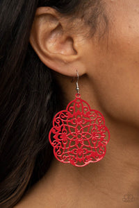 Earrings Mediterranean Eden - Red