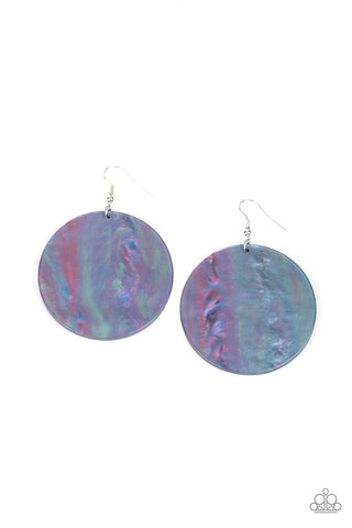 Earrings Cosmic Rainbow - Blue