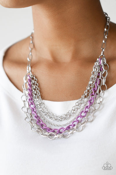 Necklace Color Bomb - Purple