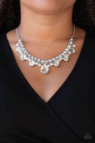 Necklace Knockout Queen - White