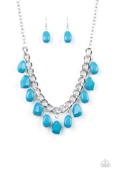 Necklace Take The COLOR Wheel! - Blue