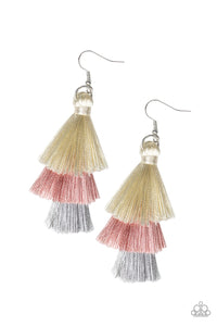 Earrings Hold On To Your Tassel! - Pink