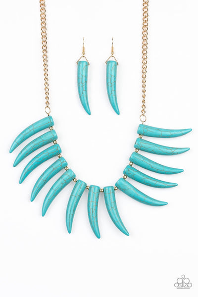 Necklace Tusk Tundra - Blue