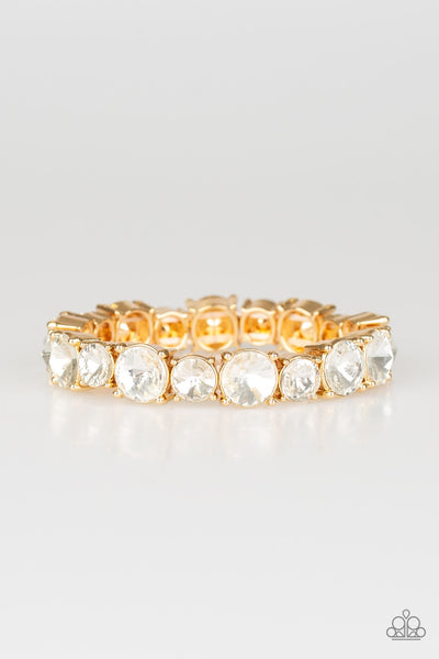 Bracelets Born To Bedazzle - Gold